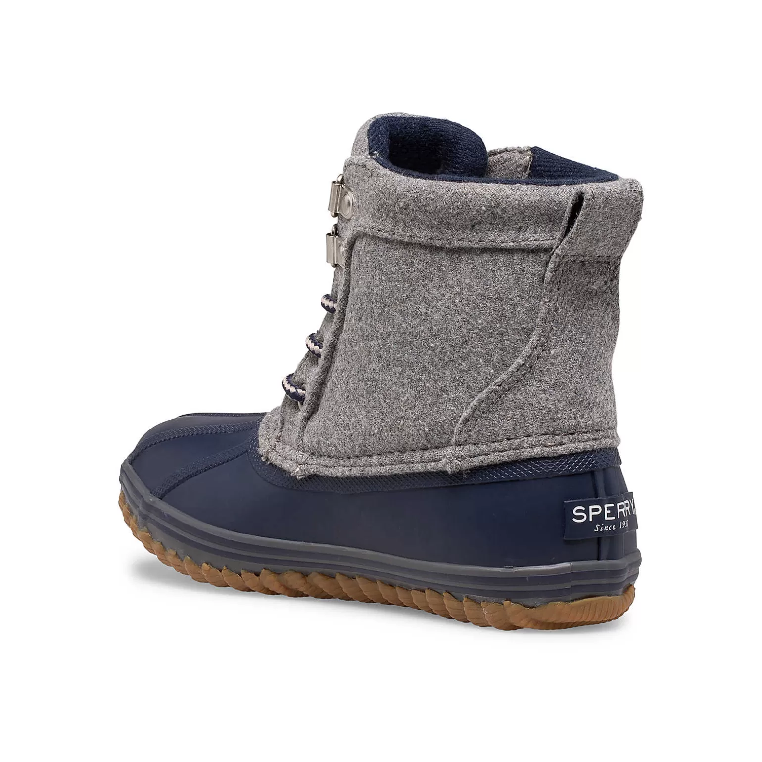 big_kid39s_bowline_boot_598041.webp Boots | Big Kid (sizes 10.5 & up)*Sperry Big Kid's Bowline Boot Grey/Navy