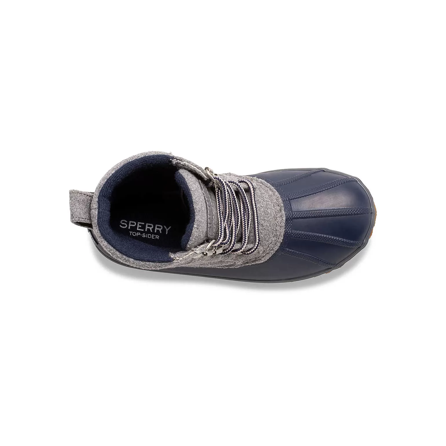 big_kid39s_bowline_boot_598045.webp Boots | Big Kid (sizes 10.5 & up)*Sperry Big Kid's Bowline Boot Grey/Navy