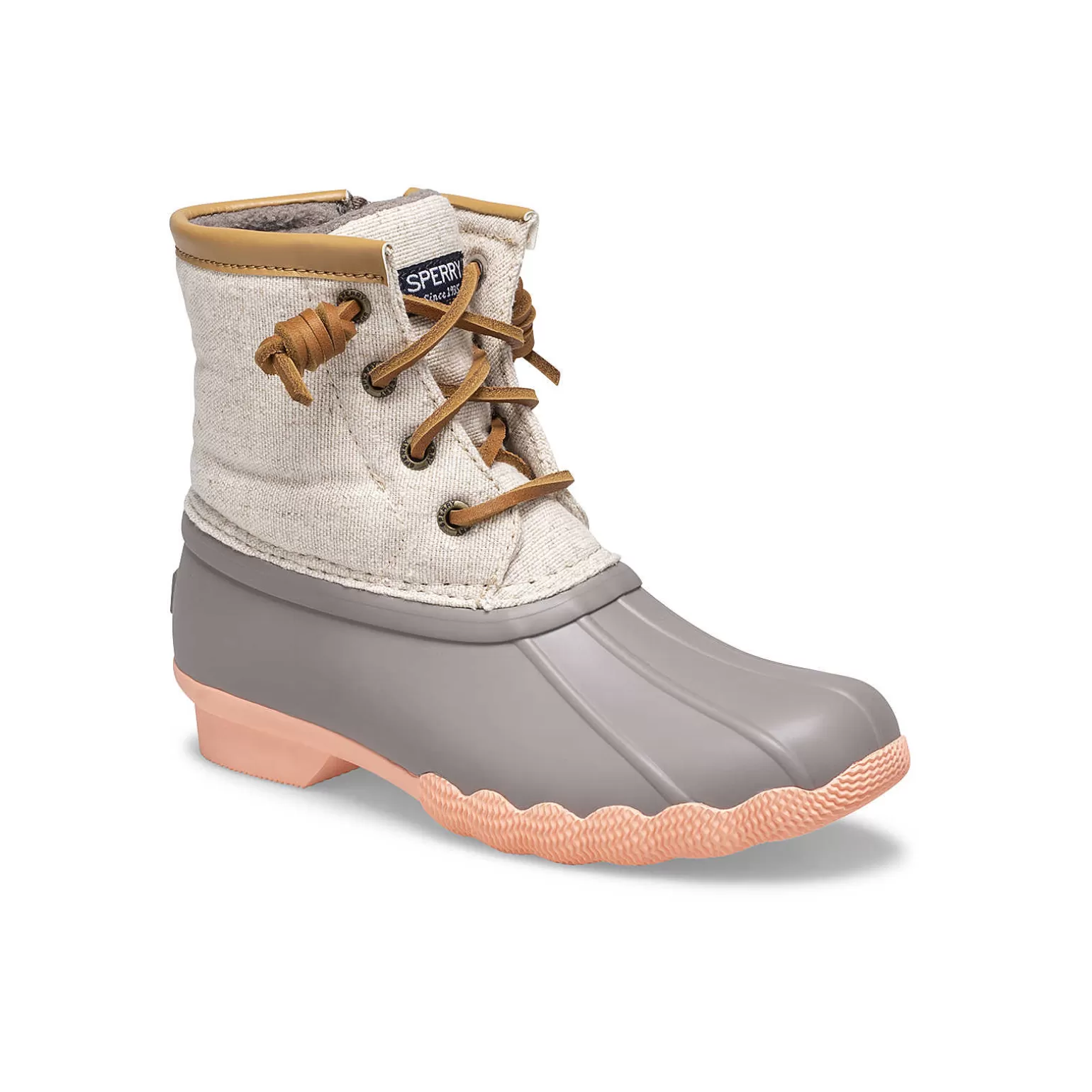 Boots | Big Kid (sizes 10.5 & up)*Sperry Big Kid's Saltwater Duck Boot Linen Rose