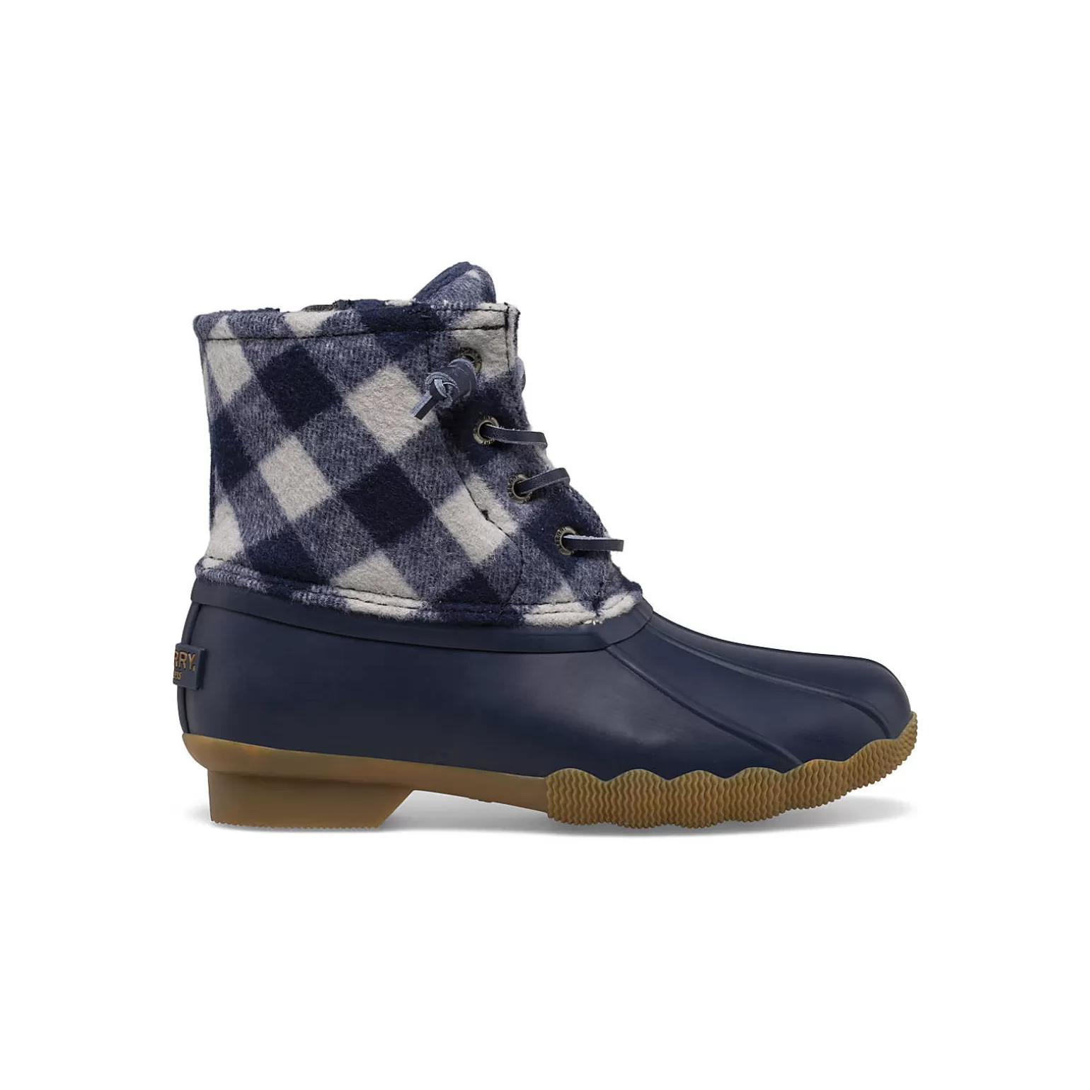 Boots | Big Kid (sizes 10.5 & up)*Sperry Big Kid's Saltwater Duck Boot Navy Plaid
