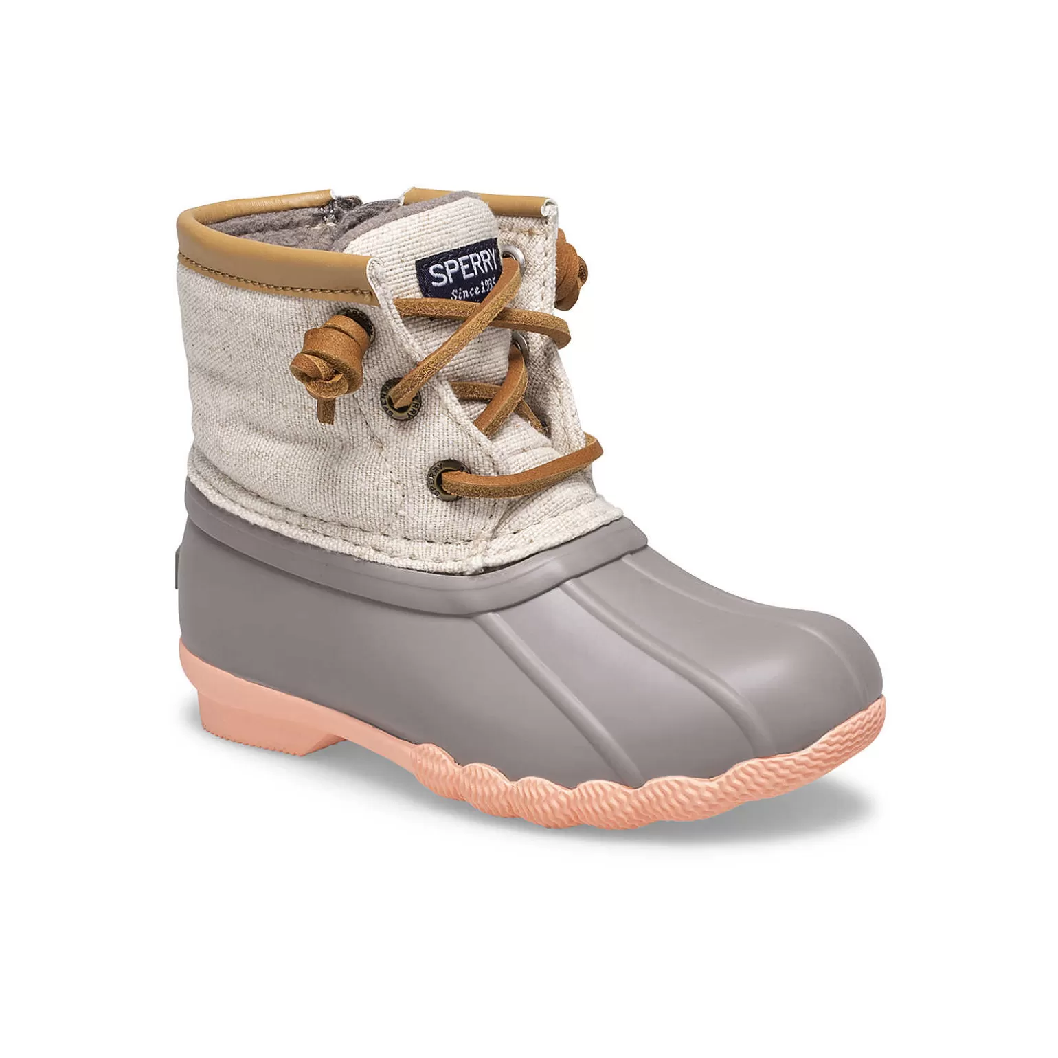 Boots | Little Kid (sizes 1-10)*Sperry Little Kid's Saltwater Duck Boot Linen Rose