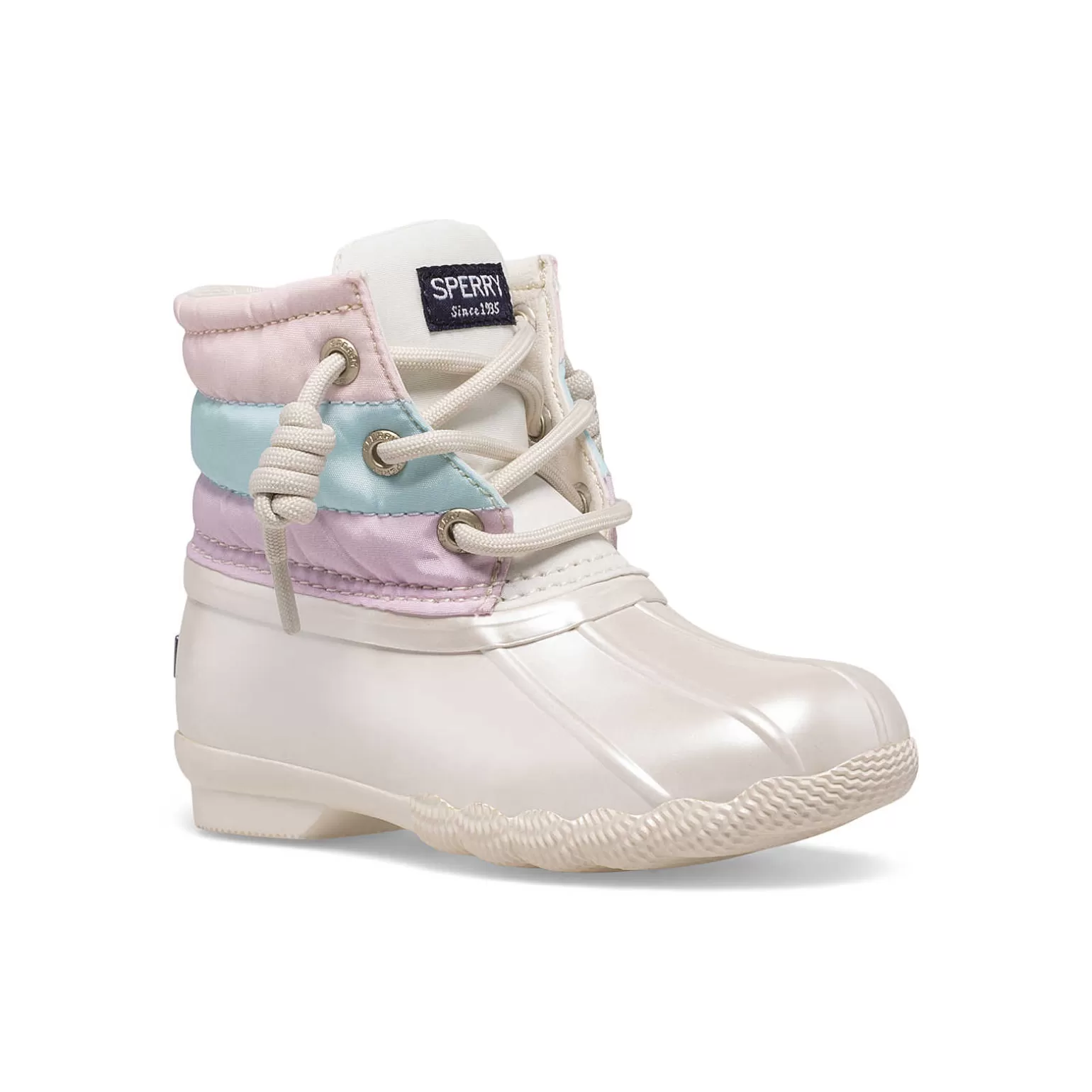 Boots | Little Kid (sizes 1-10)*Sperry Little Kid's Saltwater Junior Duck Boot Pastel Multi