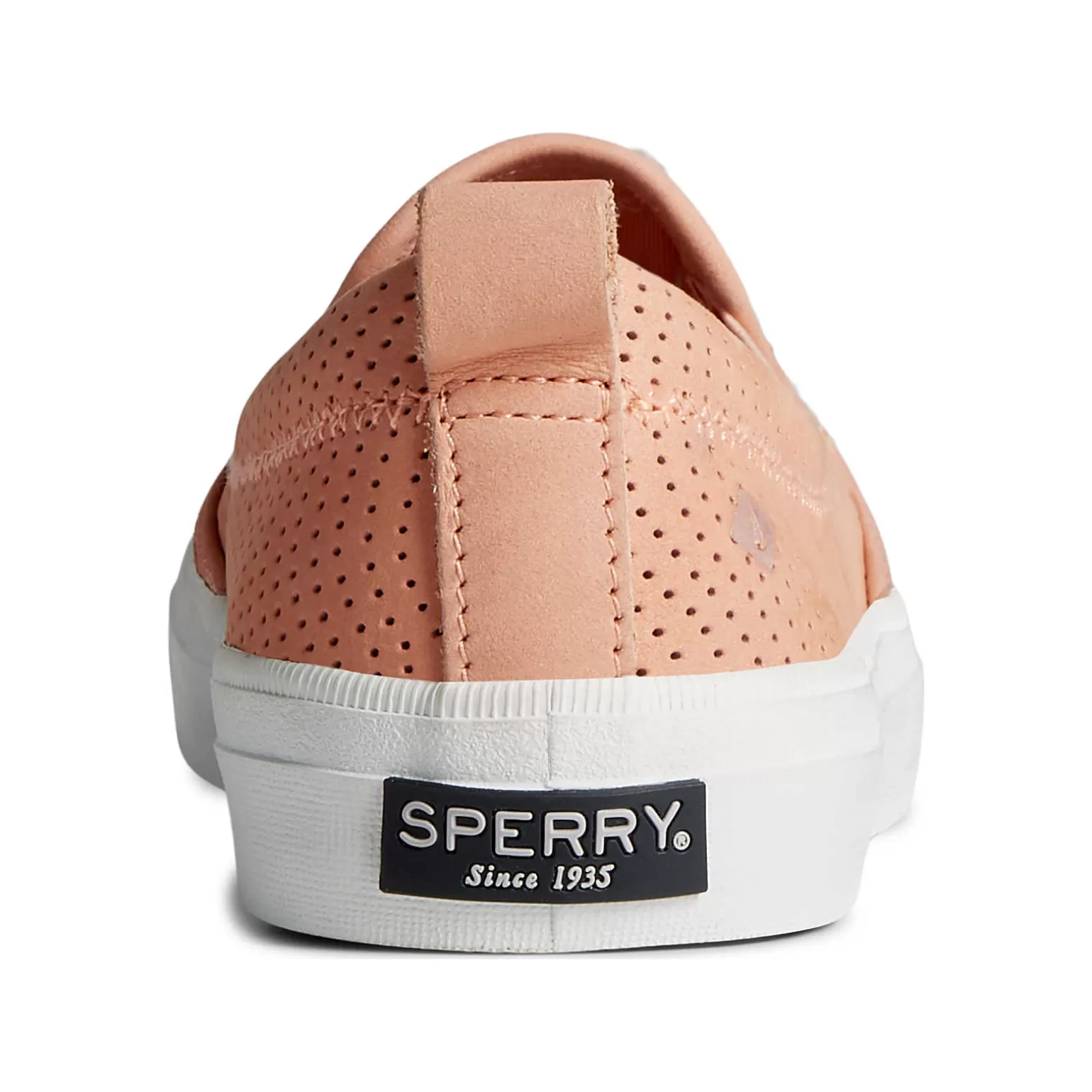 Sale | Sneakers*Sperry Women's Crest Twin Gore Leather Wave Perforated Sneaker Peach