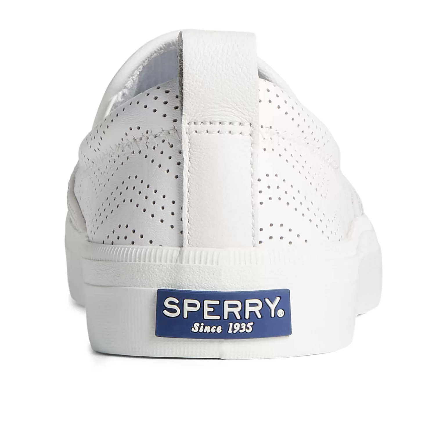 women39s_crest_twin_gore_perforated_leather_slip_on_sneaker_601364.webp Sale | Sneakers*Sperry Women's Crest Twin Gore Perforated Leather Slip On Sneaker White