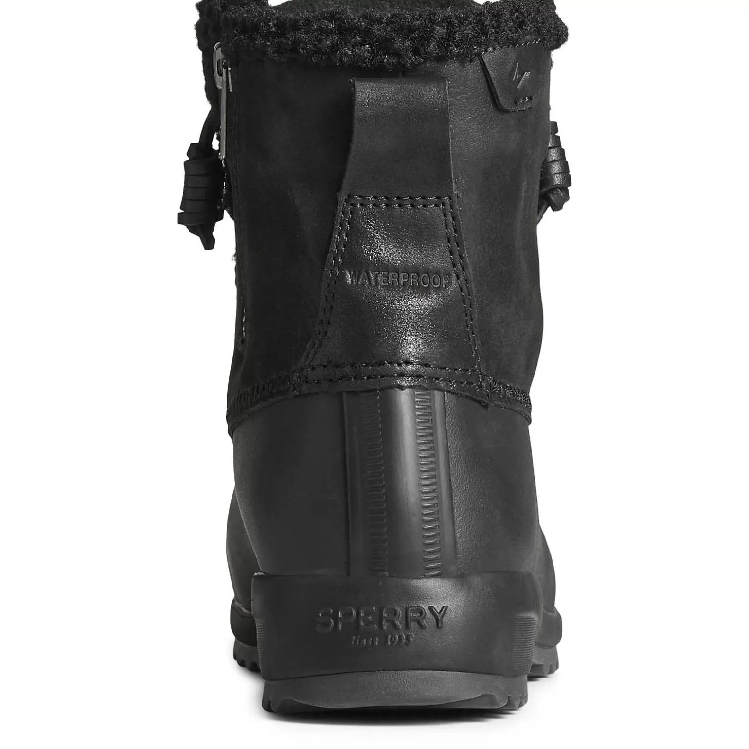 women39s_maritime_repel_teddy_trim_snow_boot_602106.webp Sale | Boots*Sperry Women's Maritime Repel Teddy Trim Snow Boot Black