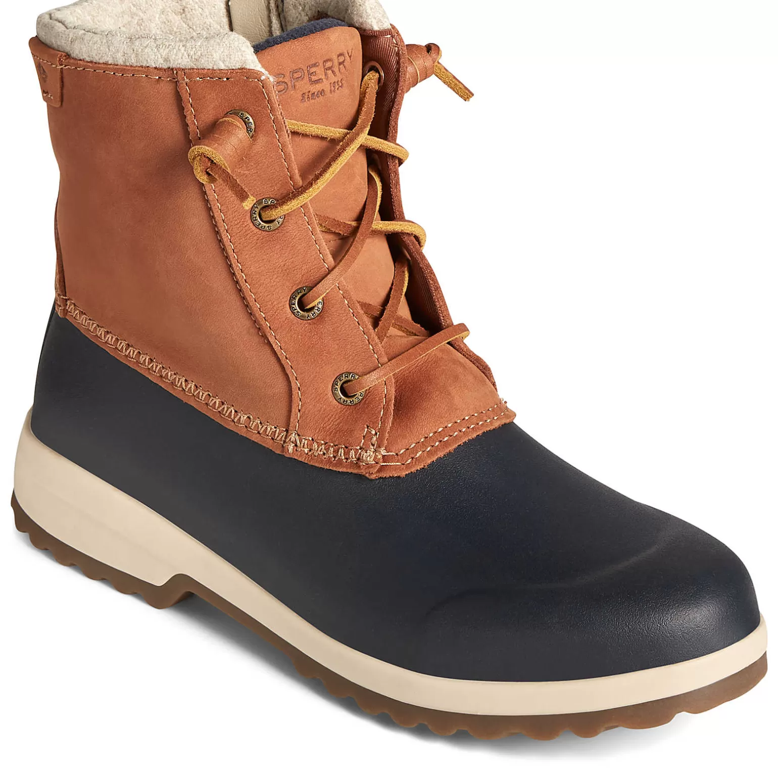 Sale | Rain & Duck Boots*Sperry Women's Maritime Repel Thinsulate™ Waterproof Snow Boot Tan/Navy
