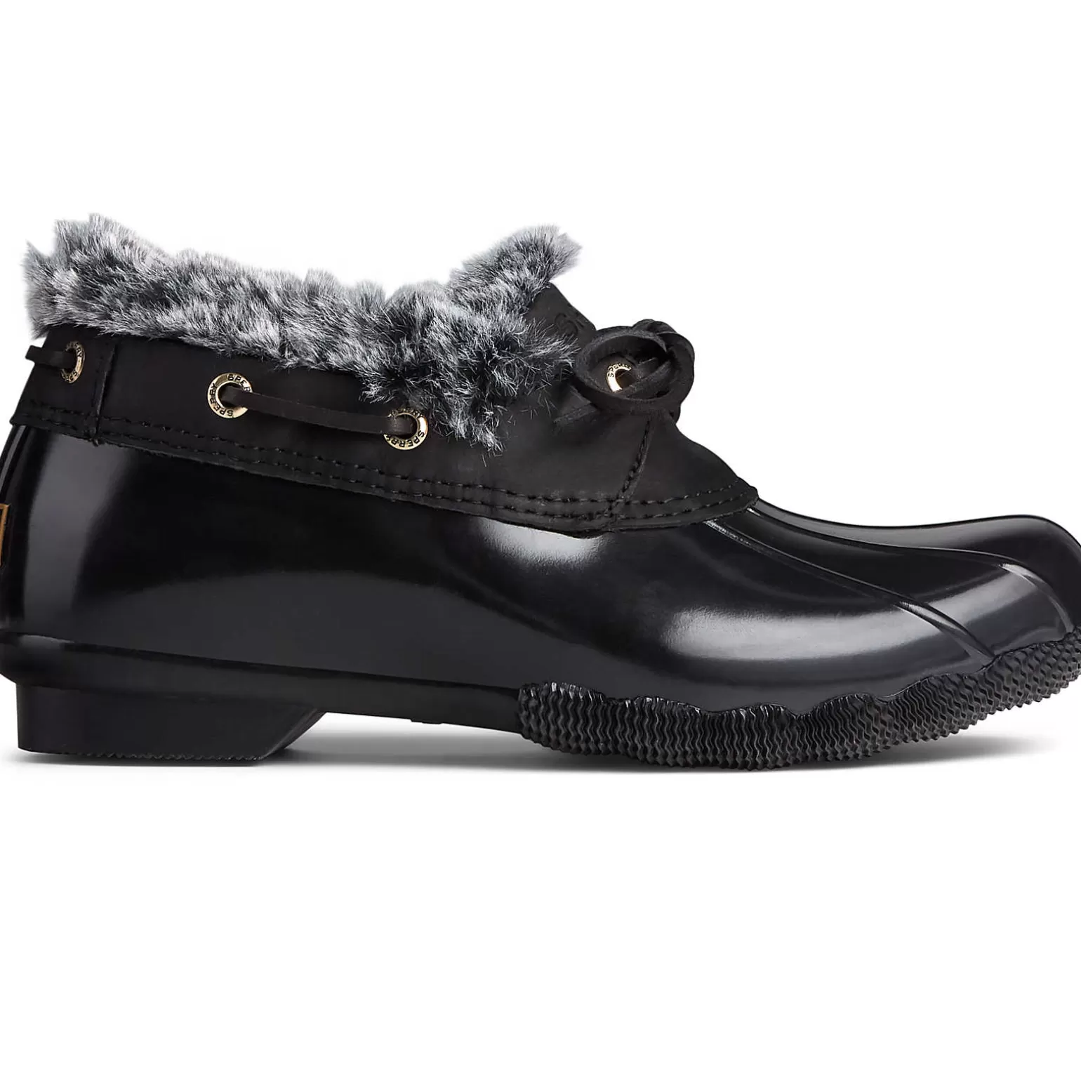 Saltwater Duck Boot | Sale*Sperry Women's Saltwater 1-Eye Cozy Duck Boot Black