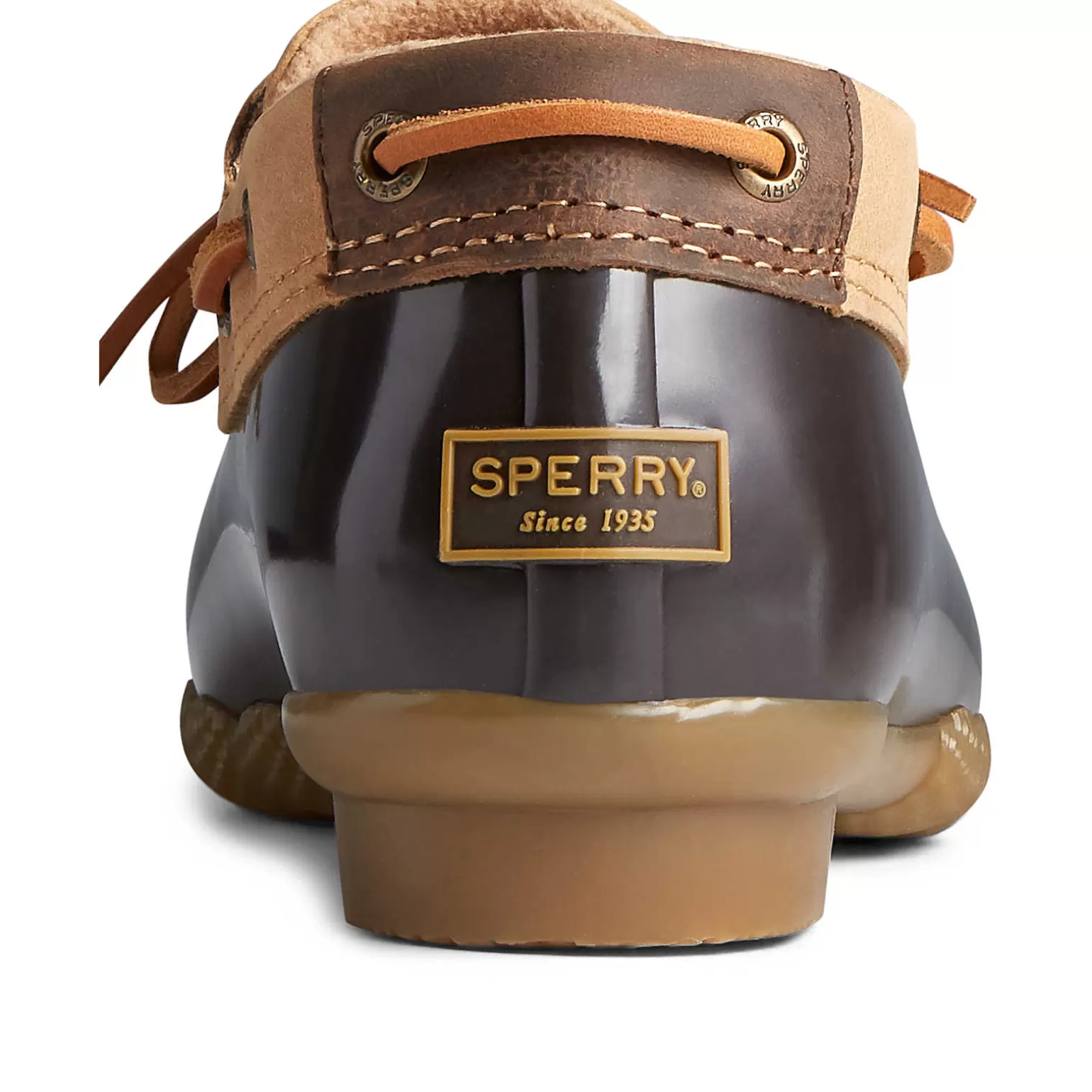 women39s_saltwater_1eye_leather_duck_boot_600752.webp Saltwater Duck Boot | Sale*Sperry Women's Saltwater 1-Eye Leather Duck Boot Tan/Brown