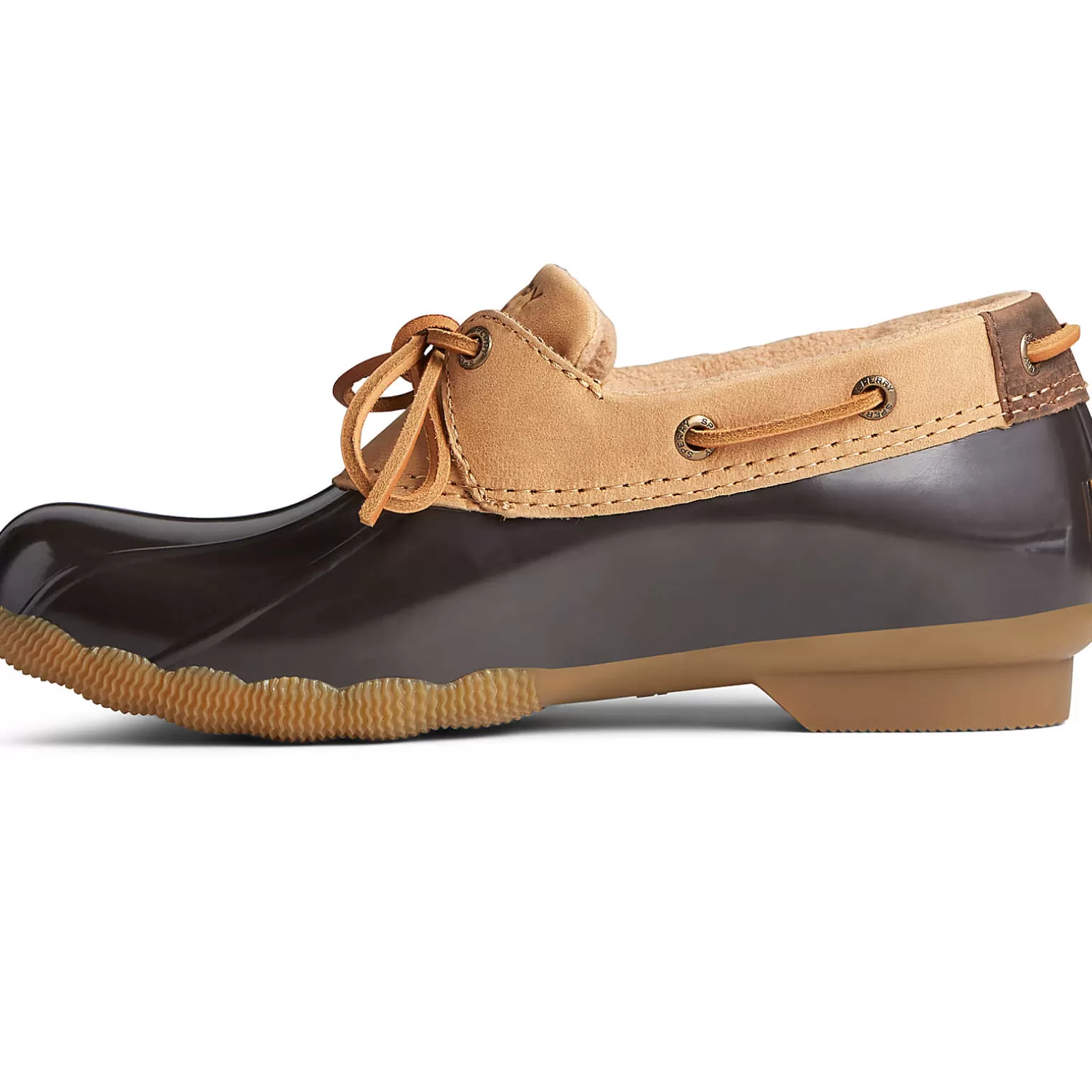 women39s_saltwater_1eye_leather_duck_boot_600754.webp Saltwater Duck Boot | Sale*Sperry Women's Saltwater 1-Eye Leather Duck Boot Tan/Brown