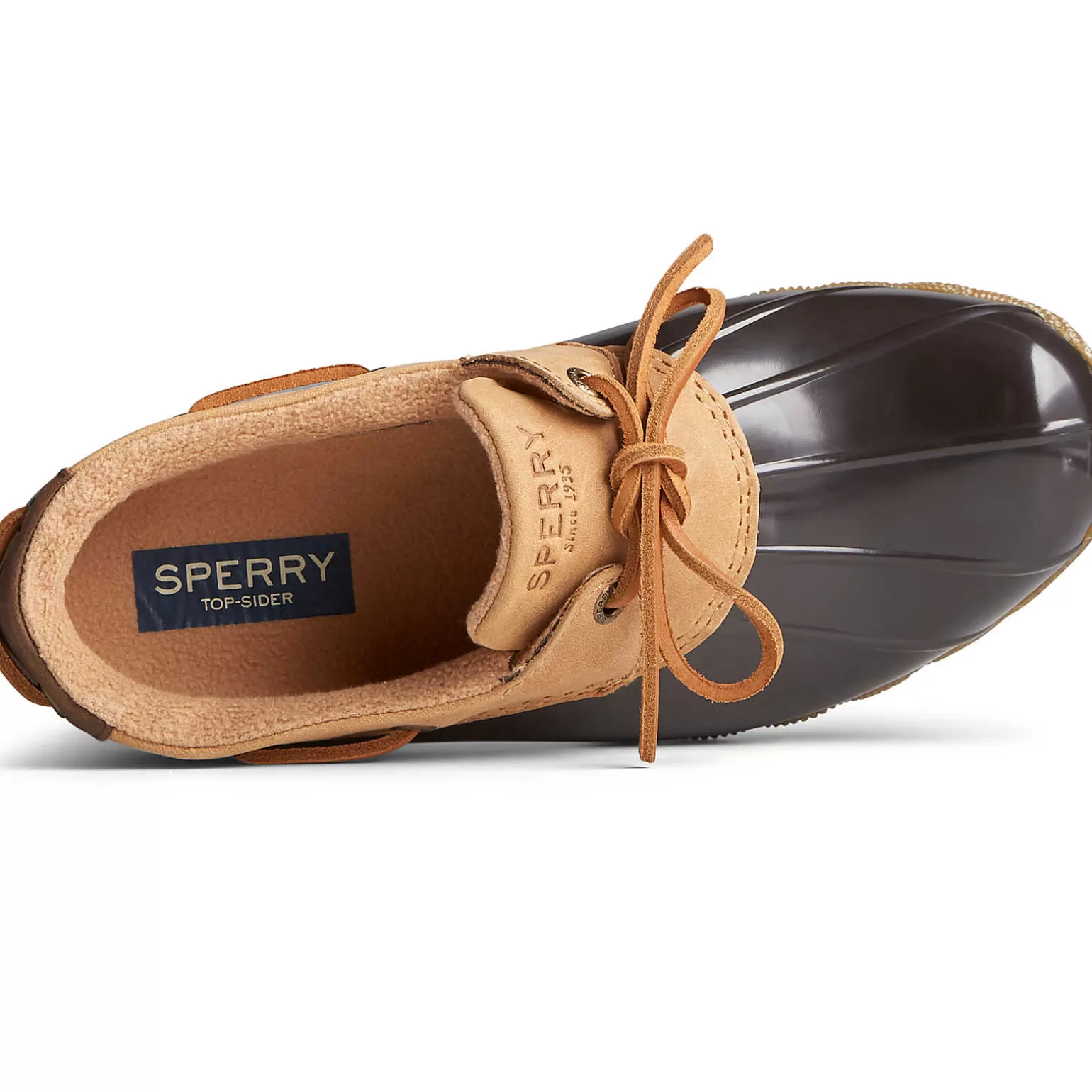 women39s_saltwater_1eye_leather_duck_boot_600759.webp Saltwater Duck Boot | Sale*Sperry Women's Saltwater 1-Eye Leather Duck Boot Tan/Brown