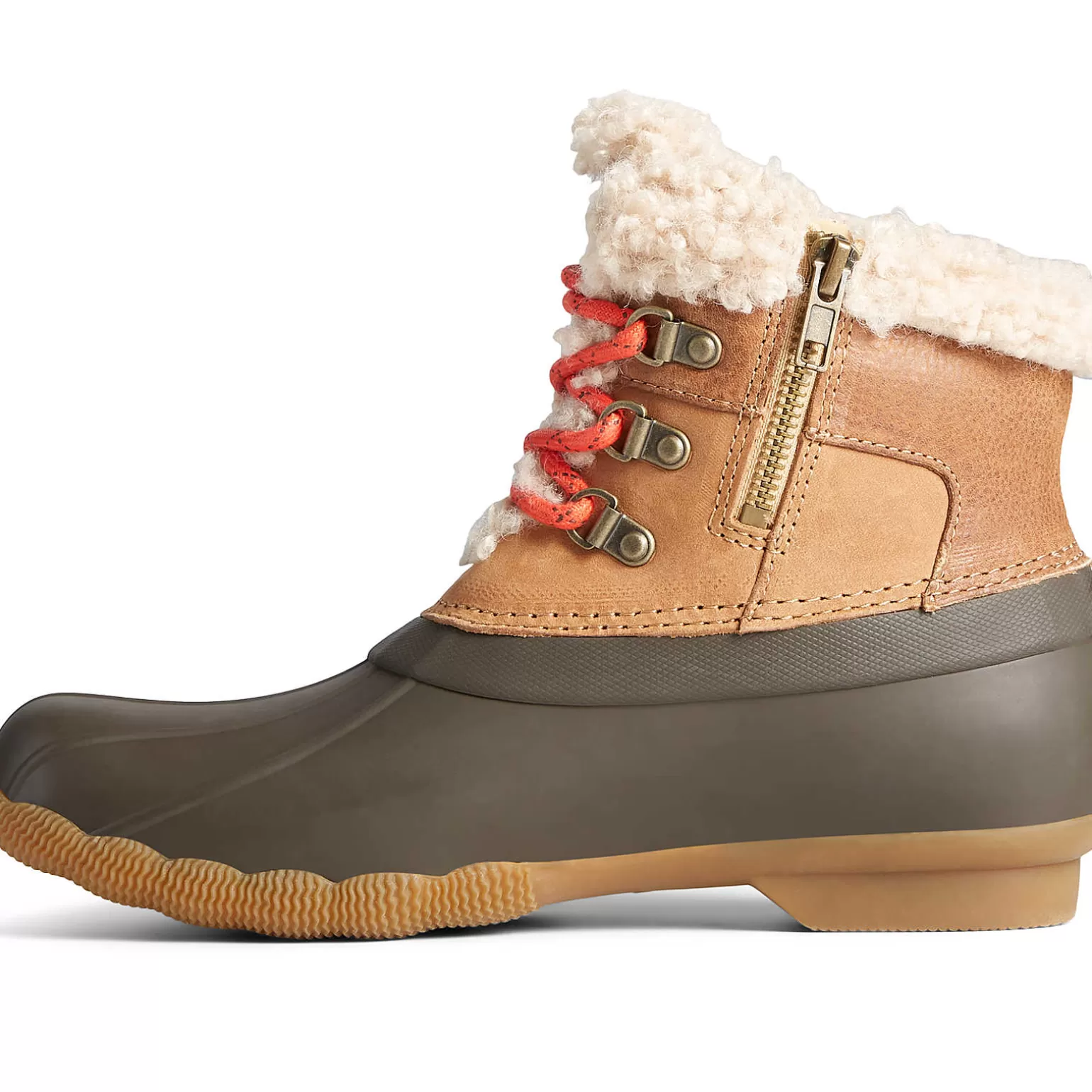 women39s_saltwater_alpine_leather_duck_boot_600857.webp Saltwater Duck Boot | Sale*Sperry Women's Saltwater Alpine Leather Duck Boot Tan/Brown