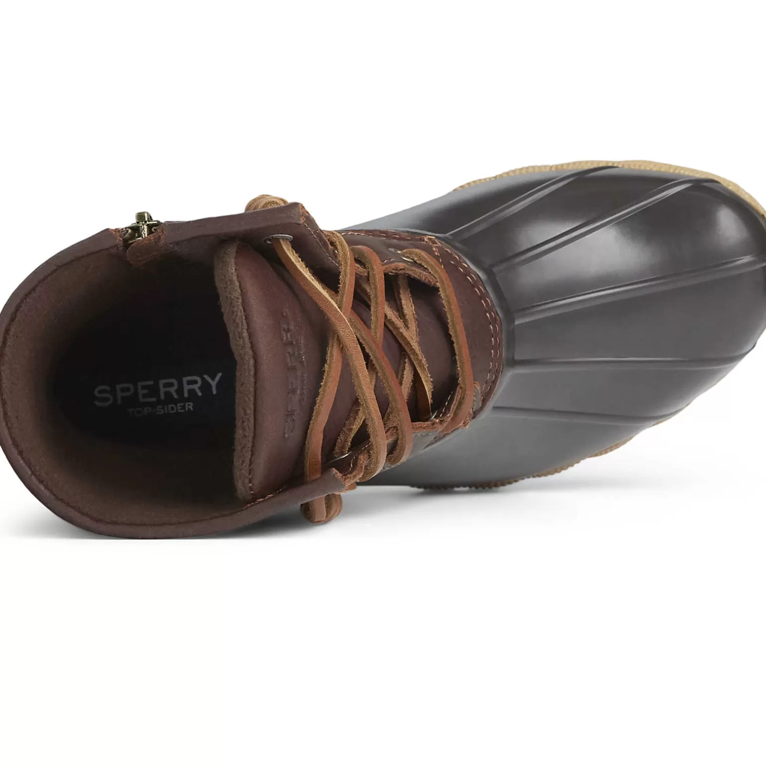 women39s_saltwater_duck_boot_602172.webp Sale | Rain & Duck Boots*Sperry Women's Saltwater Duck Boot Tan / Dark Brown