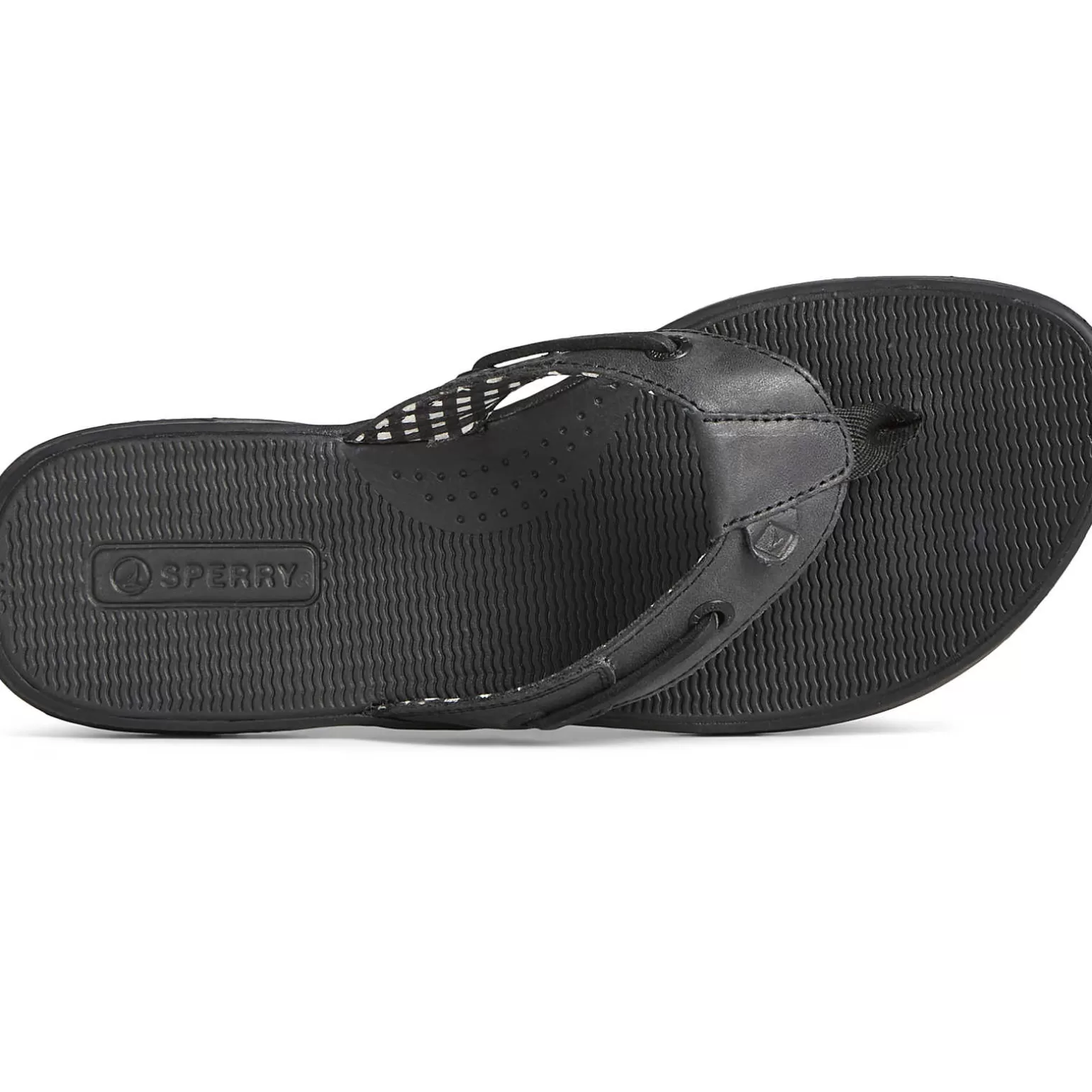 women39s_seafish_leather_flip_flop_602219.webp Sandals | Shoes*Sperry Women's Seafish Leather Flip Flop Black