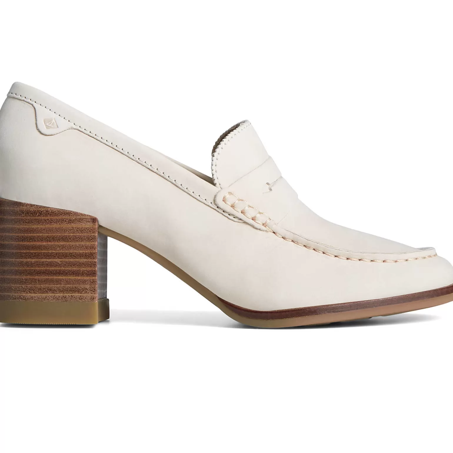 Seaport | Sale*Sperry Women's Seaport Penny Heel Loafer Ivory