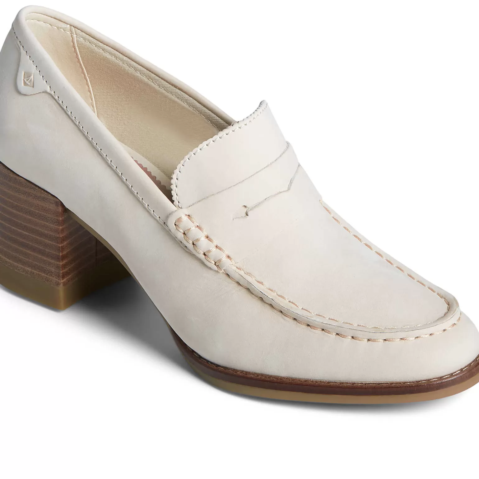 Seaport | Sale*Sperry Women's Seaport Penny Heel Loafer Ivory
